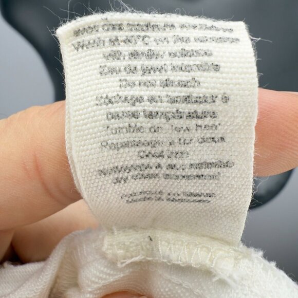 ROUJE Claude Safari Jacket White Denim Belt Western French sz 34 - Picture 5 of 10